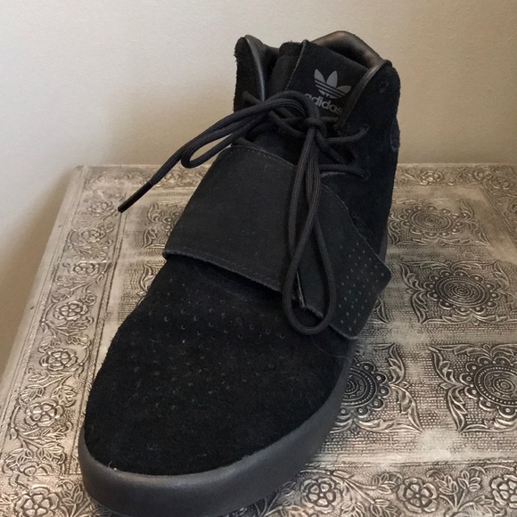 Black Snakeskin Adidas Sneakers - Picture 4 of 4